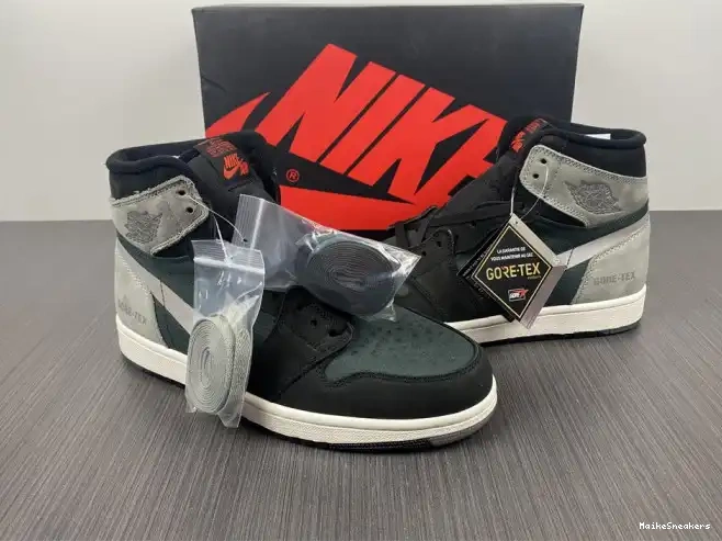 MaikeSneakers Grey Jordan Black Element Retro 1 Gore-Tex Particle High DB2889-001 0520